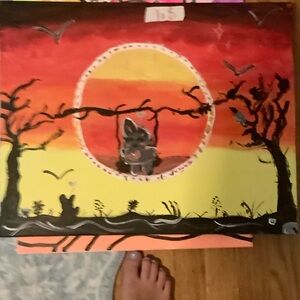 Sunset Swing Art Print